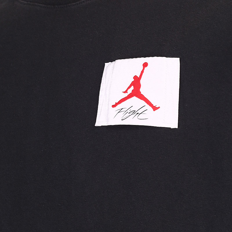 мужская черная футболка Jordan Flight Short-Sleeve Crew CV3357-010 - цена, описание, фото 2